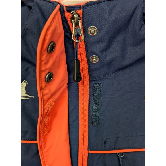 The North Face Inlux Insulated Hyvent Hooded Jacket Medium Blue Fleece Lined - Picture 2 of 13